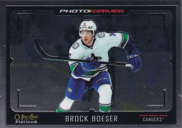 insert karta BROCK BOESER 21-22 OPC Platinum Photo Driven číslo PD-8